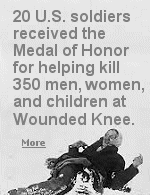 On Dec. 29, 1890, American soldiers slaughtered more than 350 Lakota men, women and children in an event known to history books as the Battle at Wounded Knee. A black mark on our history, made even darker when 20 U.S. soldiers received the Medal of Honor for taking part in the killings.